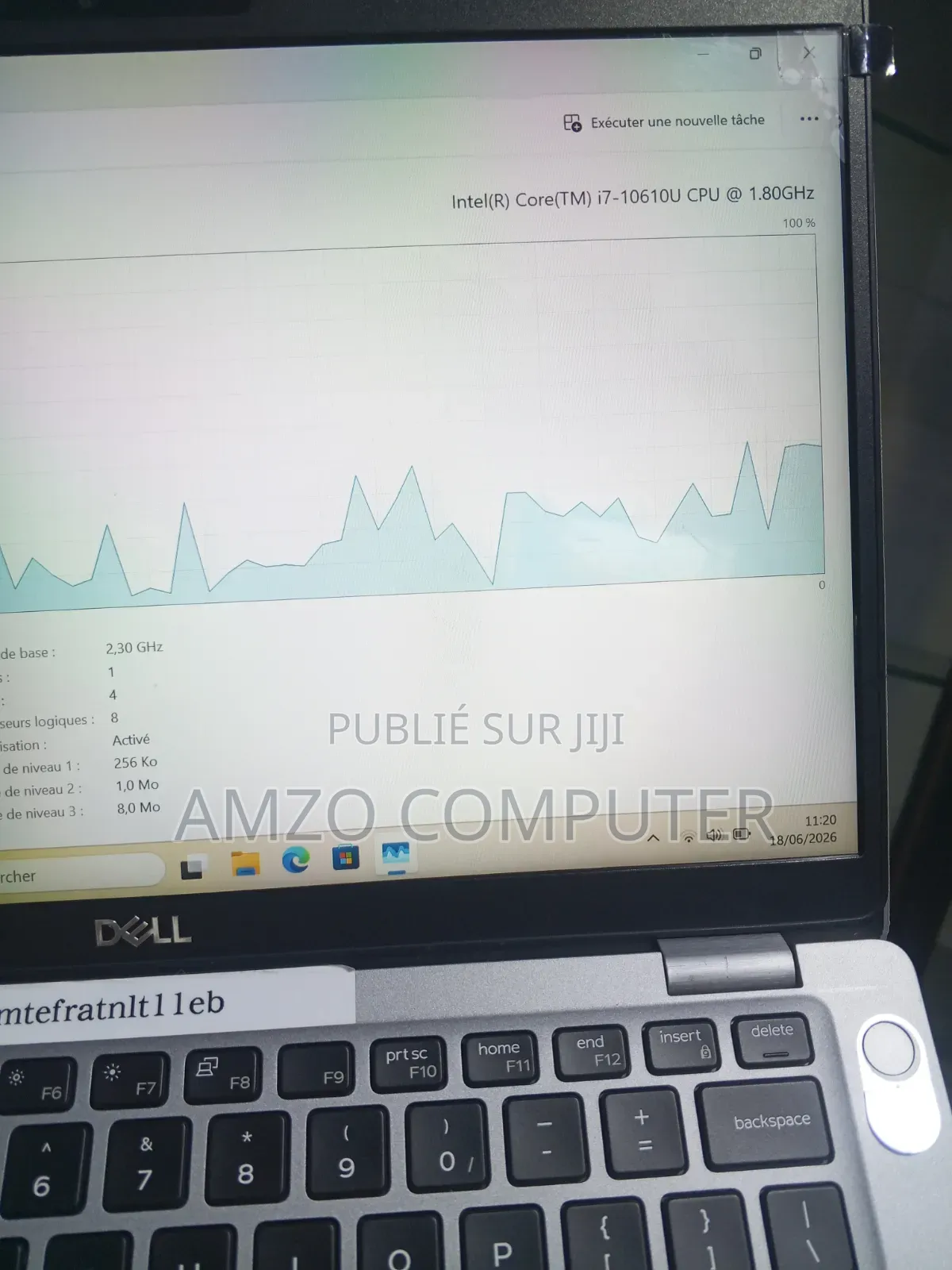 Ordinateur portable Dell Latitude 5410 8GB Intel Core i7 SSD 256GB