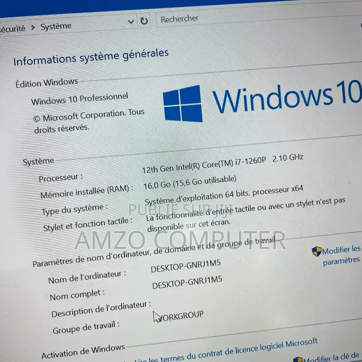 Ordinateur portable HP EliteBook 840 G9 16GB Intel Core i7 SSD 512GB
