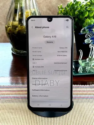 Nouveau Samsung Galaxy A16 128 GB Noir