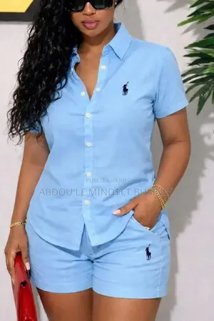Ensemble Fille Shorts Polo Disponible