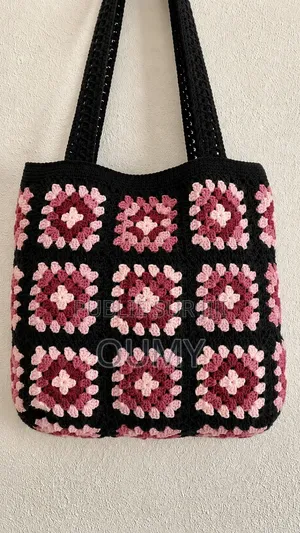 Sac Au Crochet Fait Main – Style Granny Square