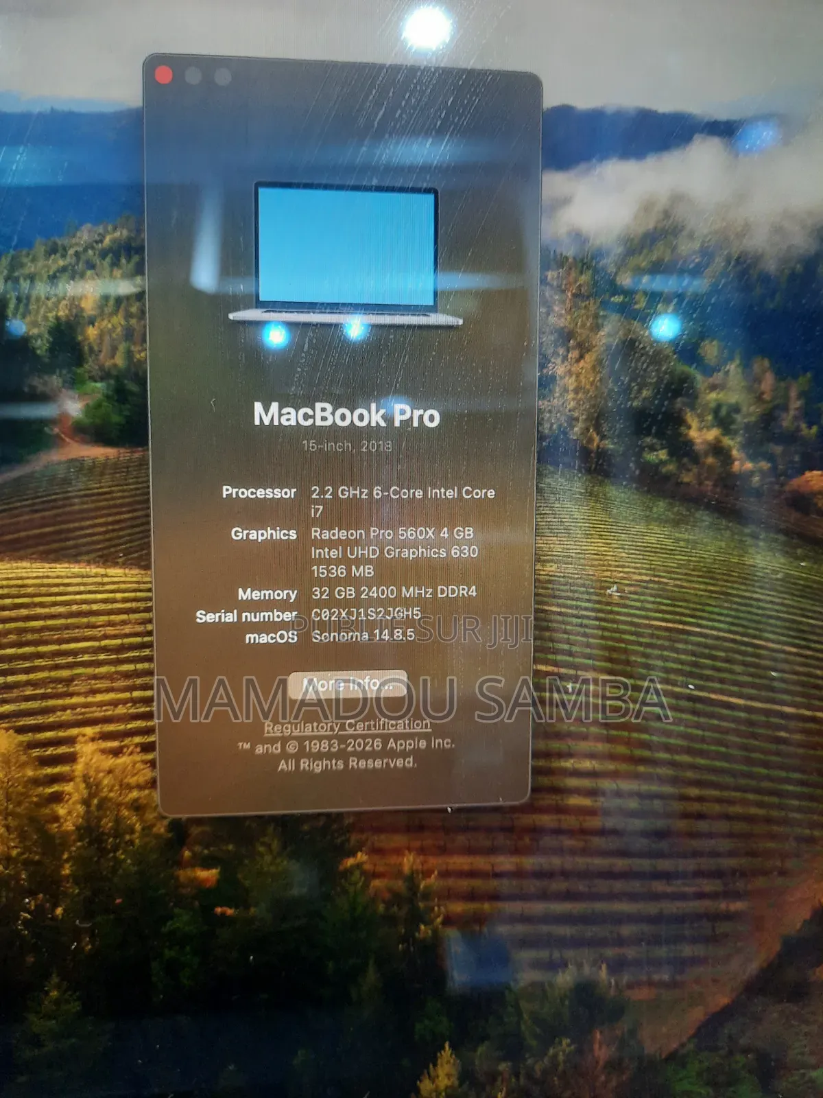 Nouveau Apple MacBook Pro 2018 32GB Intel Core i7 SSD 1T