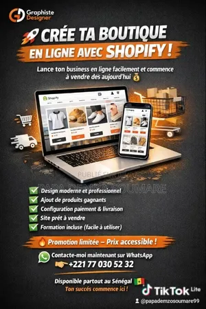 Création Boutique en Ligne Avec Shopify