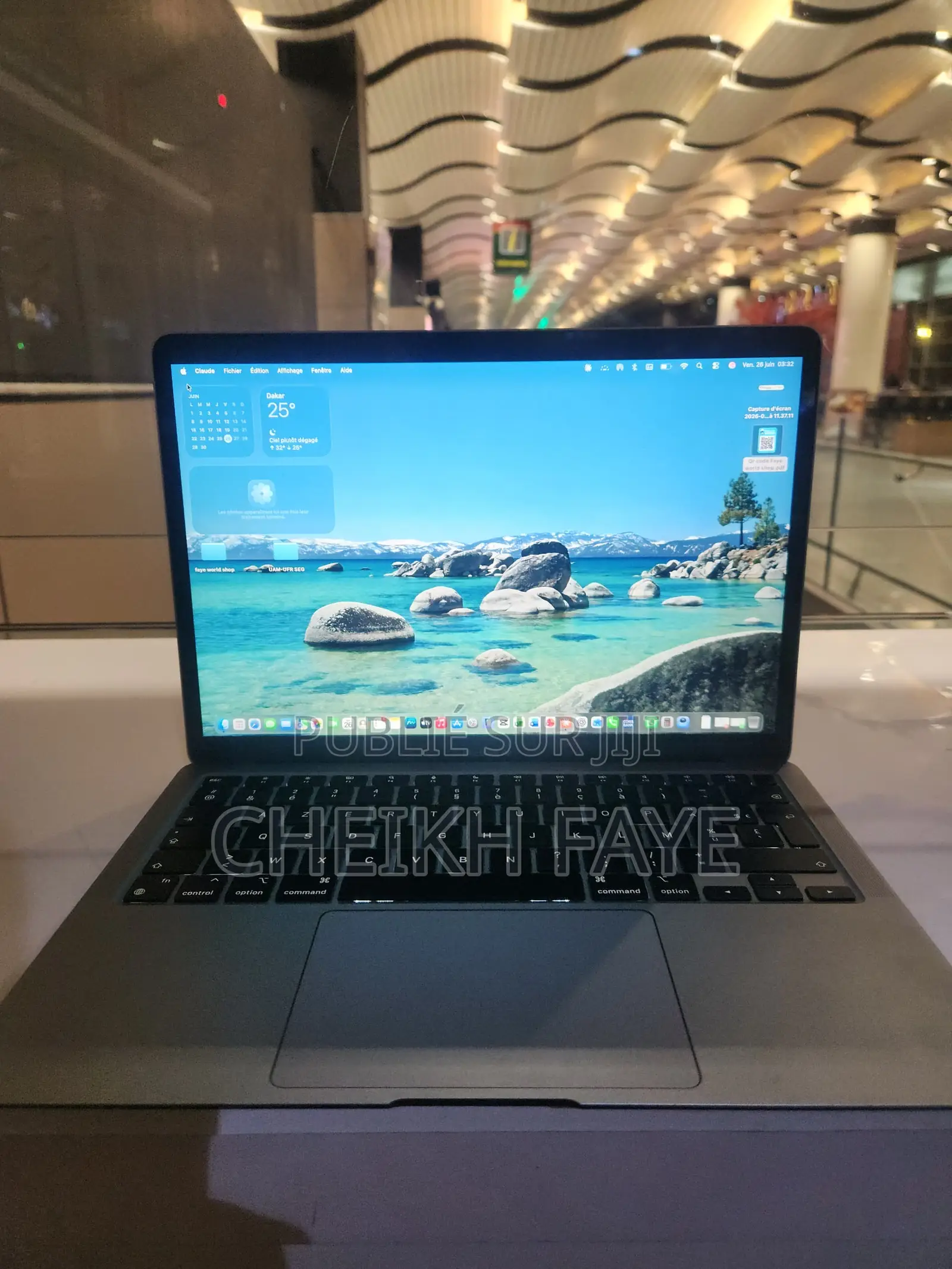 Nouveau Apple MacBook Air 2020 M1 8GB Apple M1 SSD 256GB