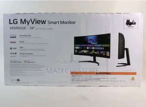  Lg Smart Monitor Incurvé 34sr60qc l'Immersion Ultime en 100hz !