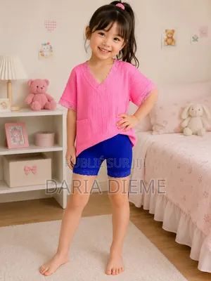 Cuissard Enfant Coton Et Dentelé
