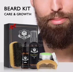 Kit Soins Barbe, Ensemble 4 Pièces