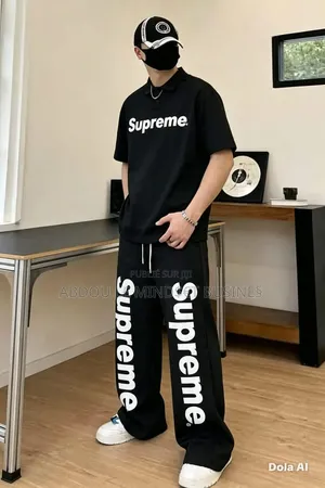 Ensemble Suprême Bas Larges Homme Disponible