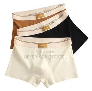 Boxer Homme 100% Coton Qualité Supérieure Lot De 3