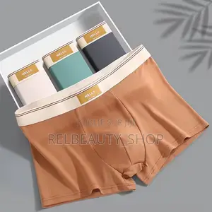 Lot De 4 Sous Vêtements Pour Hommes Tissu Coton Qualité Premium