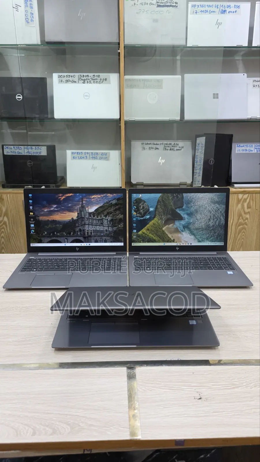 Ordinateur portable HP ZBook 15u G5 16GB Intel Core i7 SSD 256GB