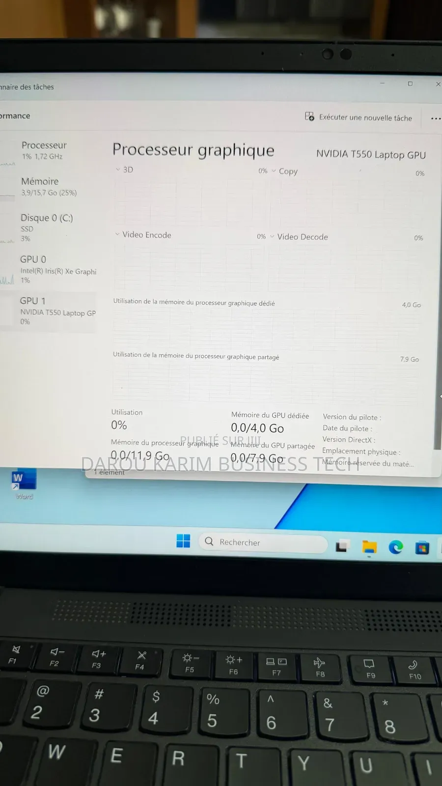 Nouveau Lenovo ThinkPad P14s 16GB Intel Core i7 SSD 512GB