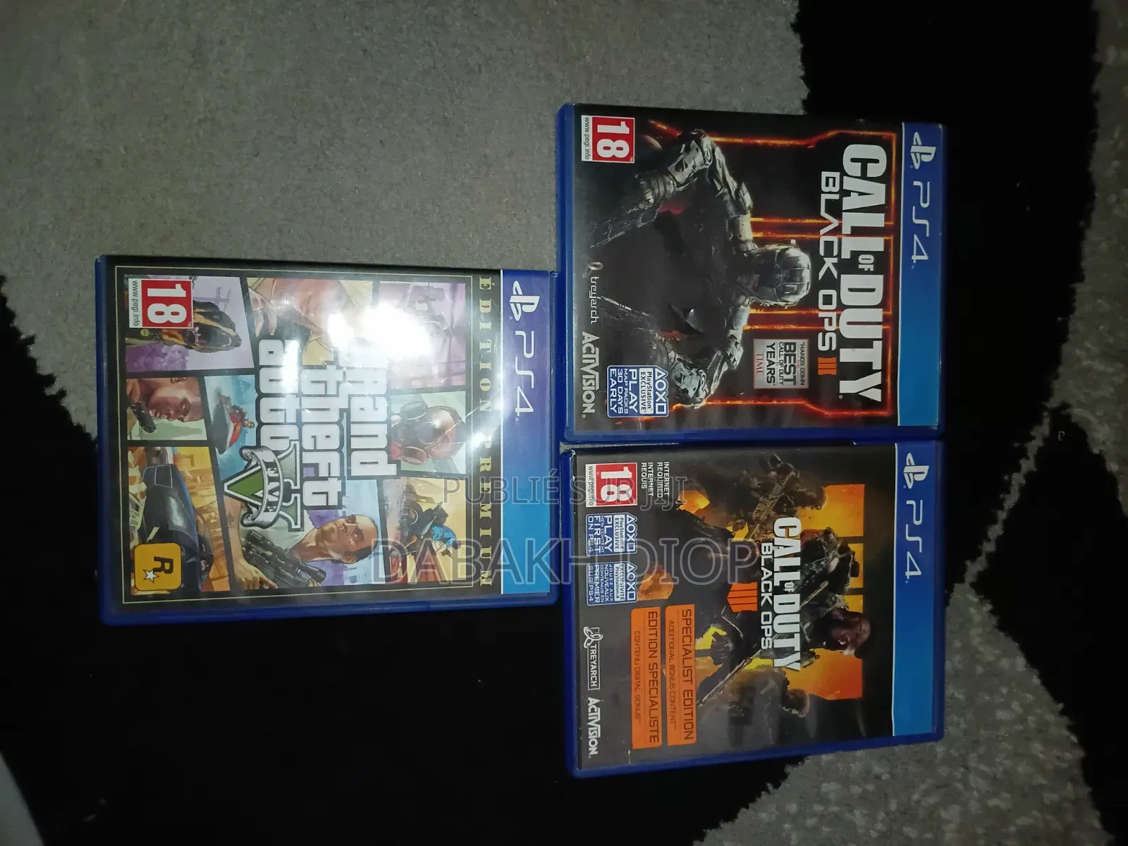 Jeux PS4 Gta Et 2 Call of Duty