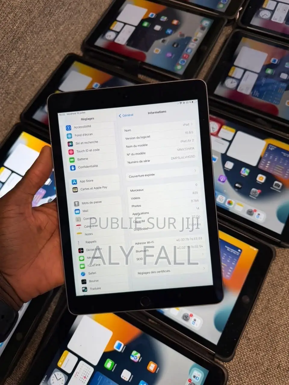 Nouveau Apple iPad Air 2 128 GB Gris