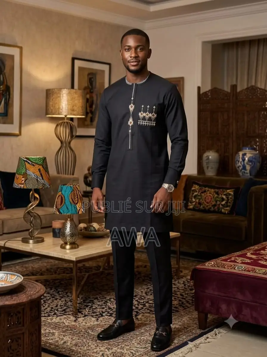 Ensemble Chemise Pour Homme Qualité Coton