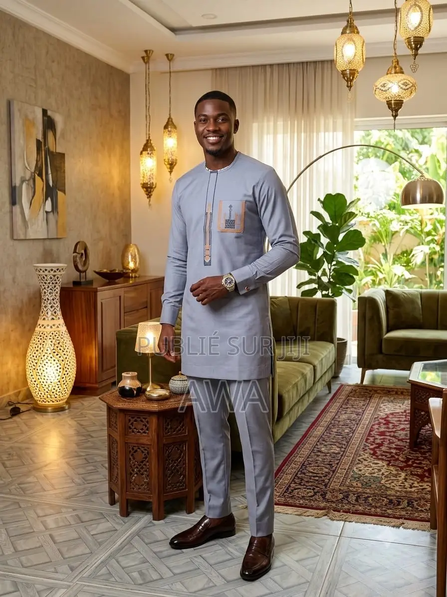 Ensemble Chemise Pour Homme Qualité Coton