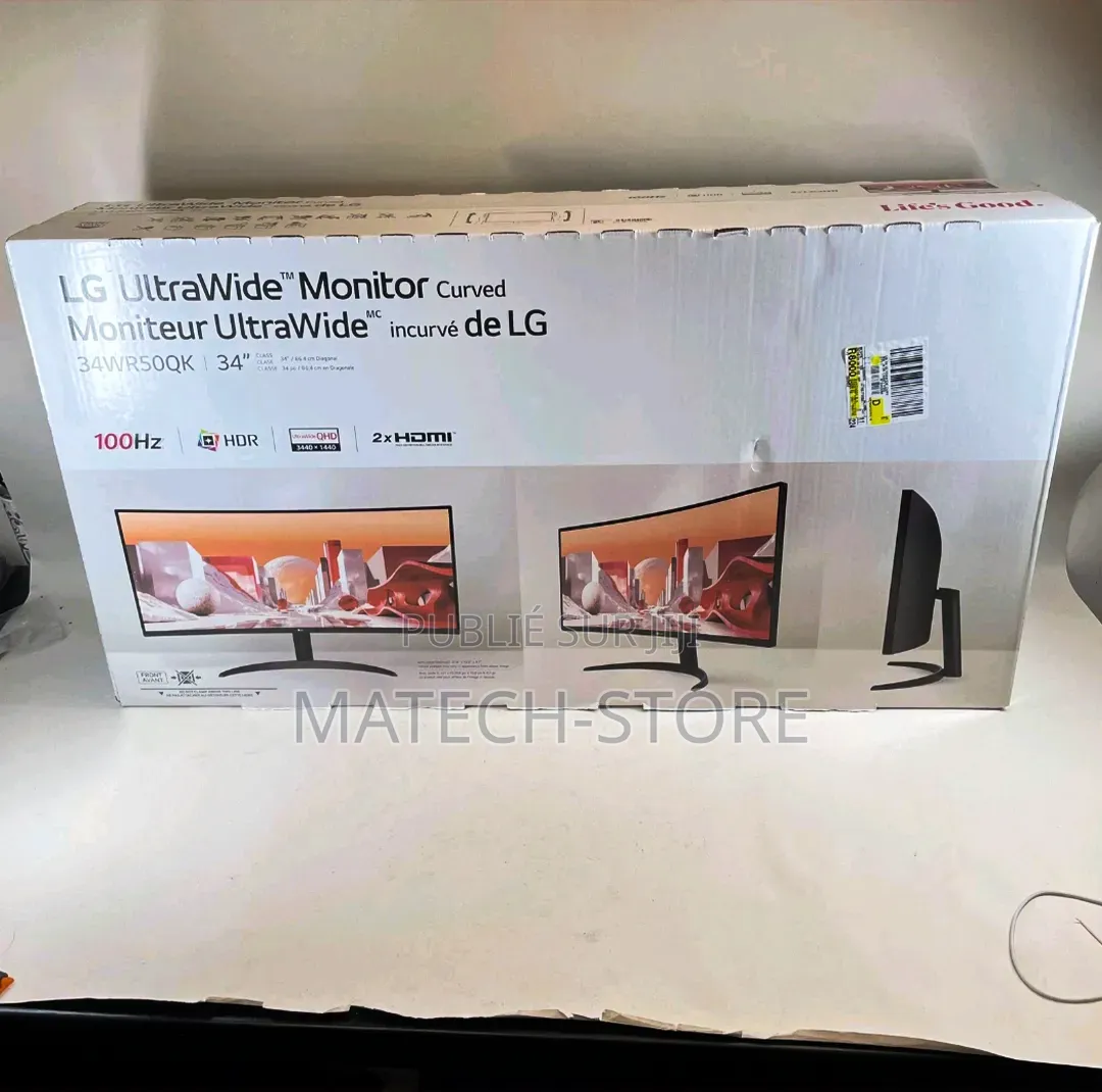 LG SMART MONITOR 34" CURVED (34sr60qc-W) | 3440 X 1440 | 100Hz