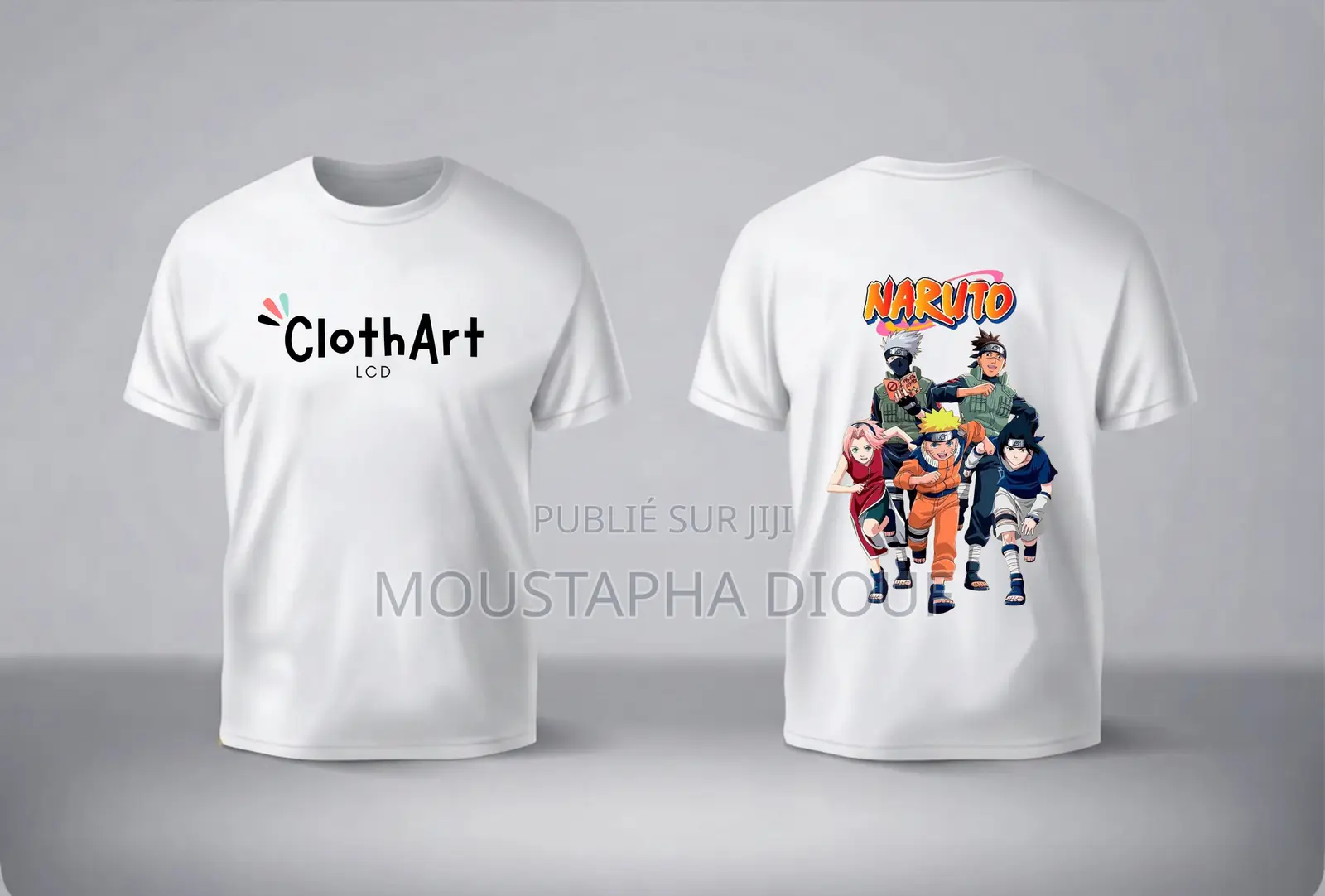 T-Shirt Personnalisé Naruto
