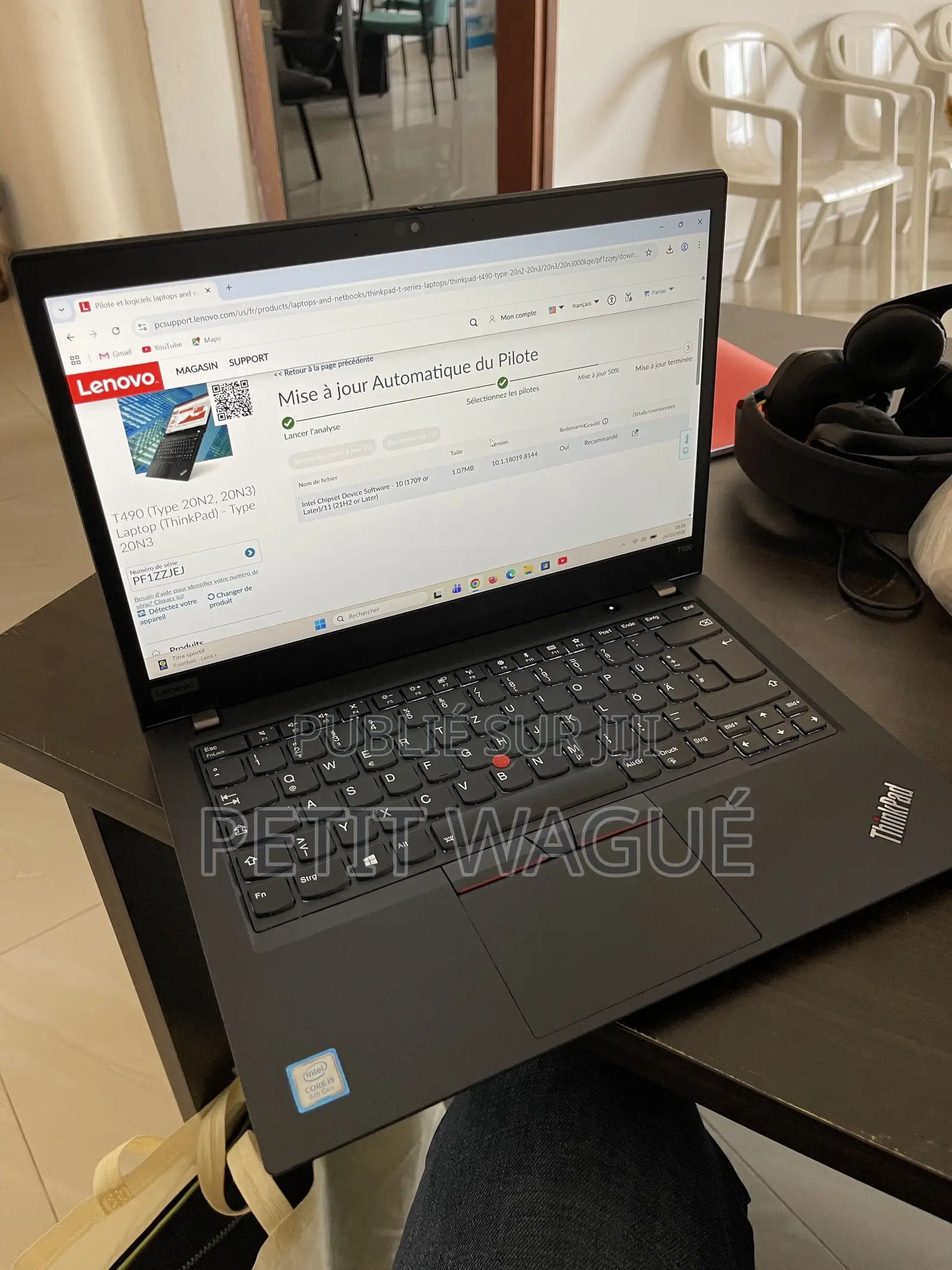 Ordinateur portable Lenovo ThinkPad T490s 8GB Intel Core i5 SSD 512GB