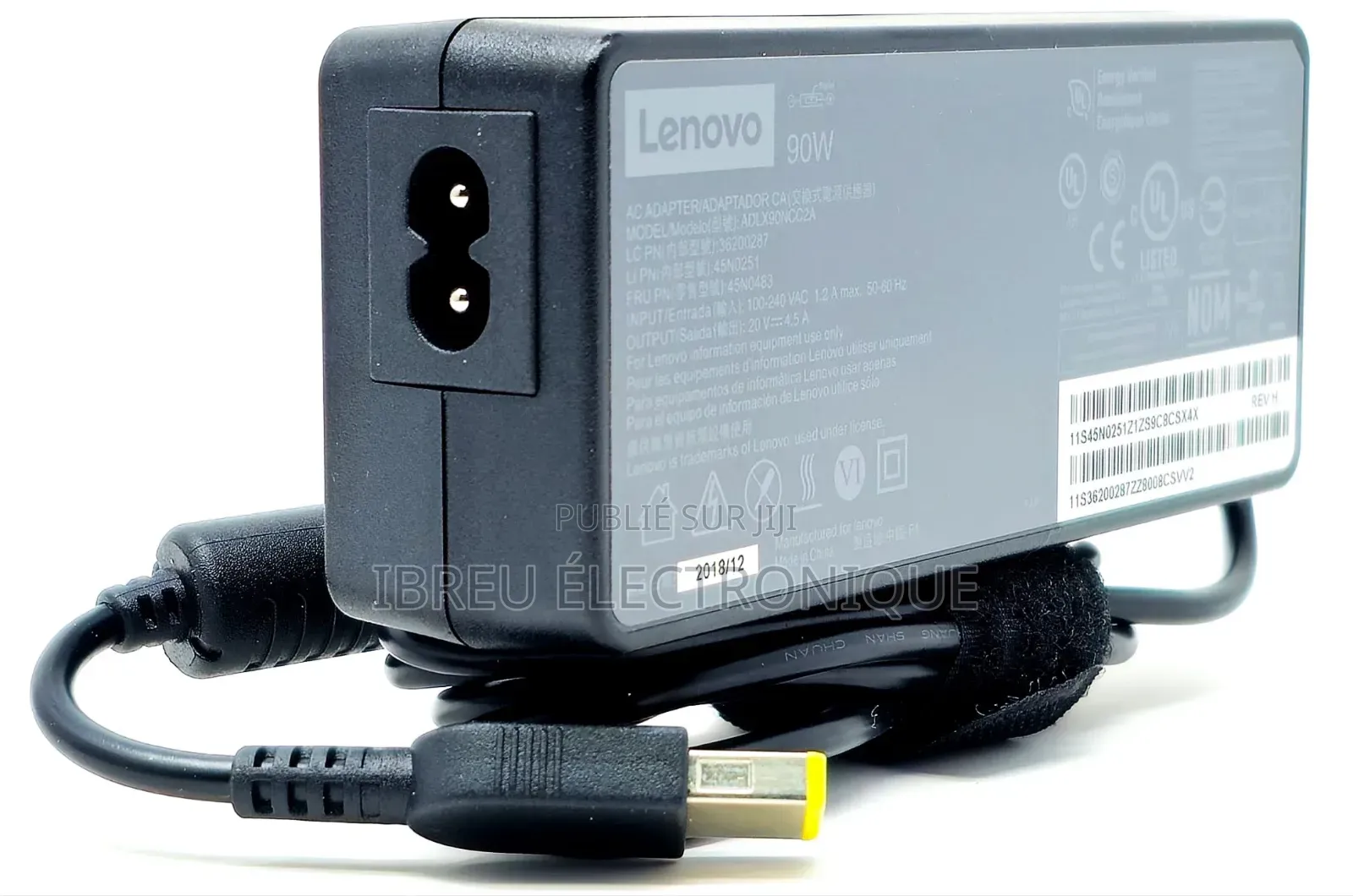 Chargeur Lenovo USB Pin 90w