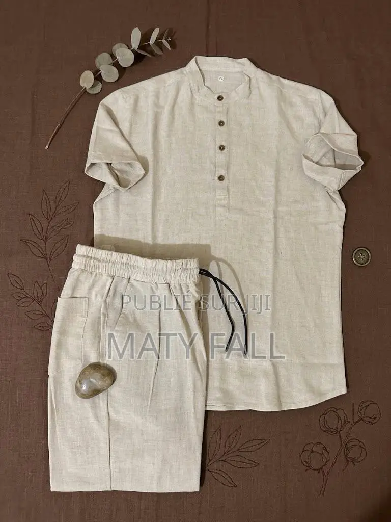 Ensemble Lins Pour Homme 100% Coton