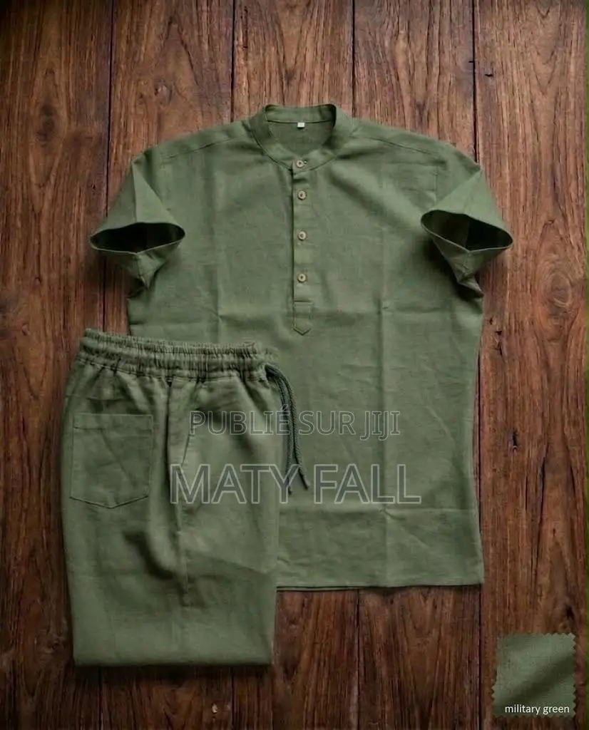 Ensemble Lins Pour Homme 100% Coton