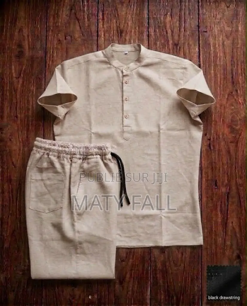 Ensemble Lins Pour Homme 100% Coton
