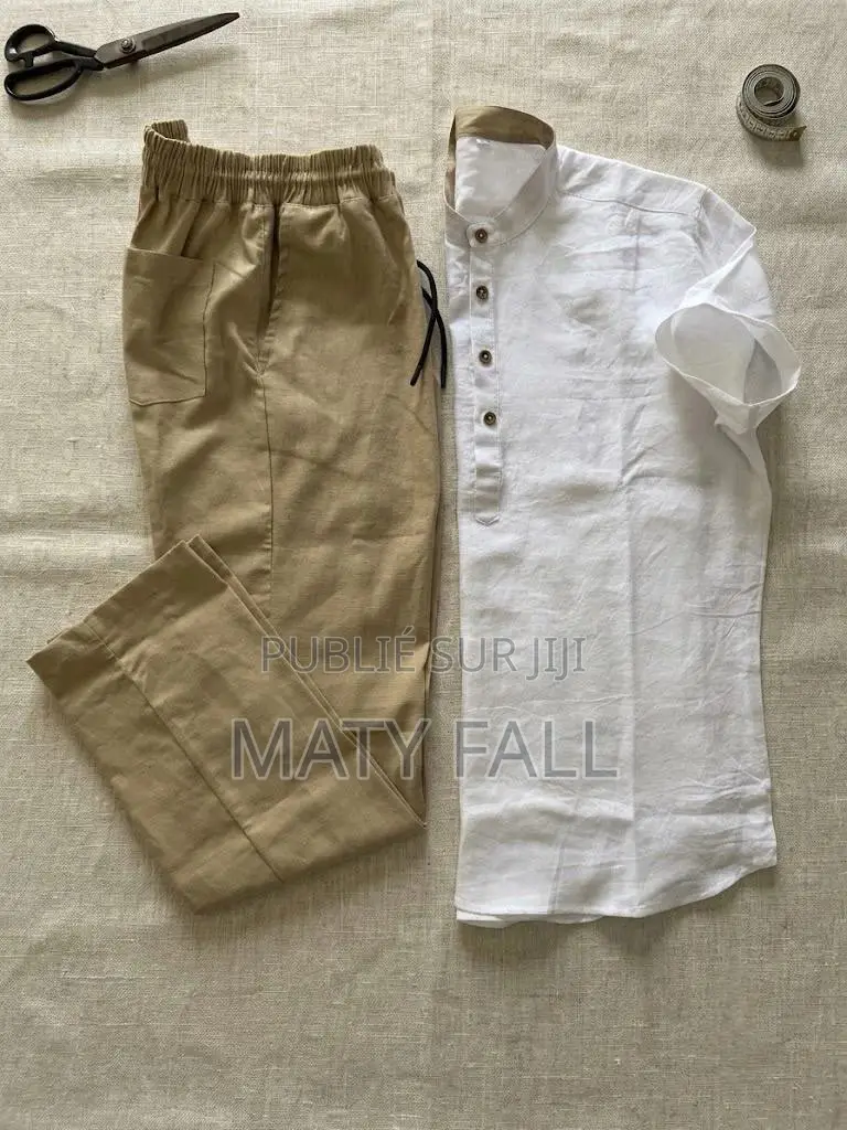 Ensemble Lins Pour Homme 100% Coton