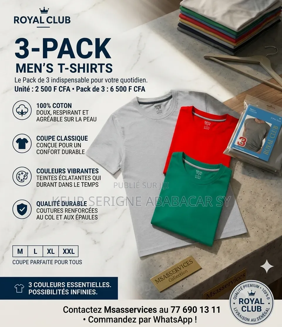 Pack De 3 Tee-Shirt