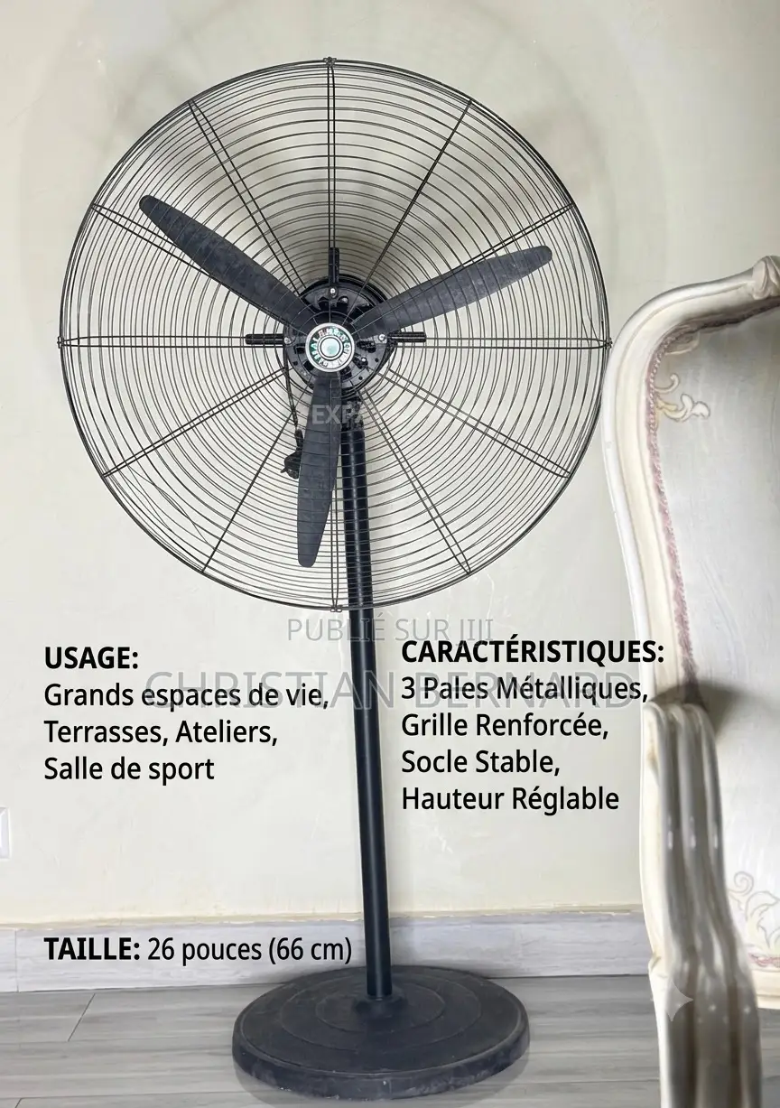 Ventilateur 26 Pouces
