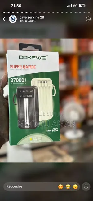 Power Bank Super Rapide Original 27000 MHA