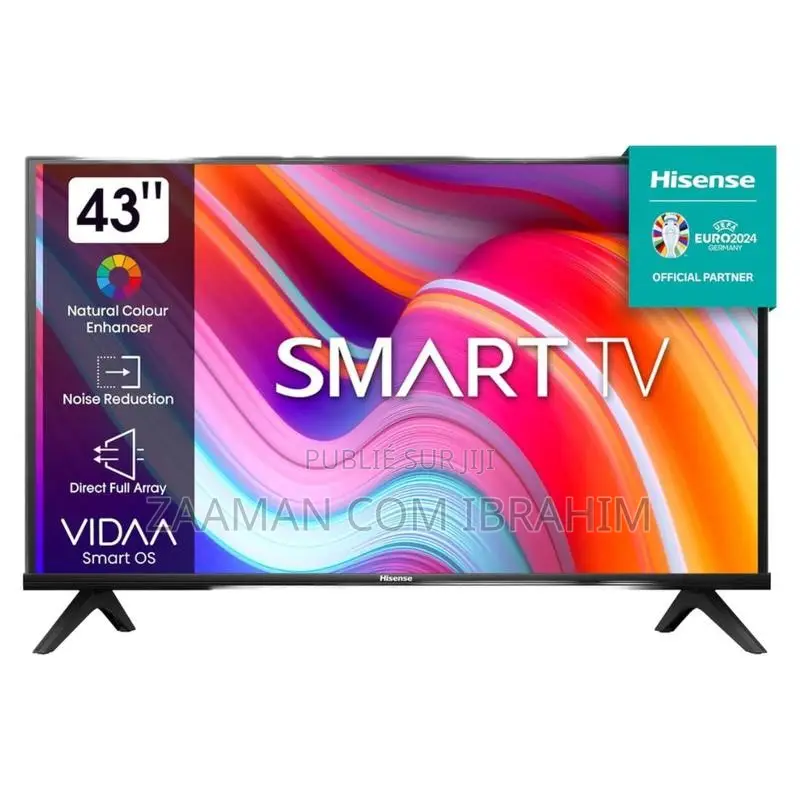 Televiseur Hisense 43" Led Smart Vidaa 43a4q