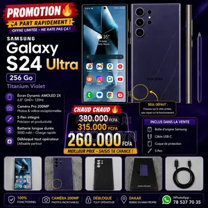Nouveau Samsung Galaxy S24 Ultra 256 GB Violet