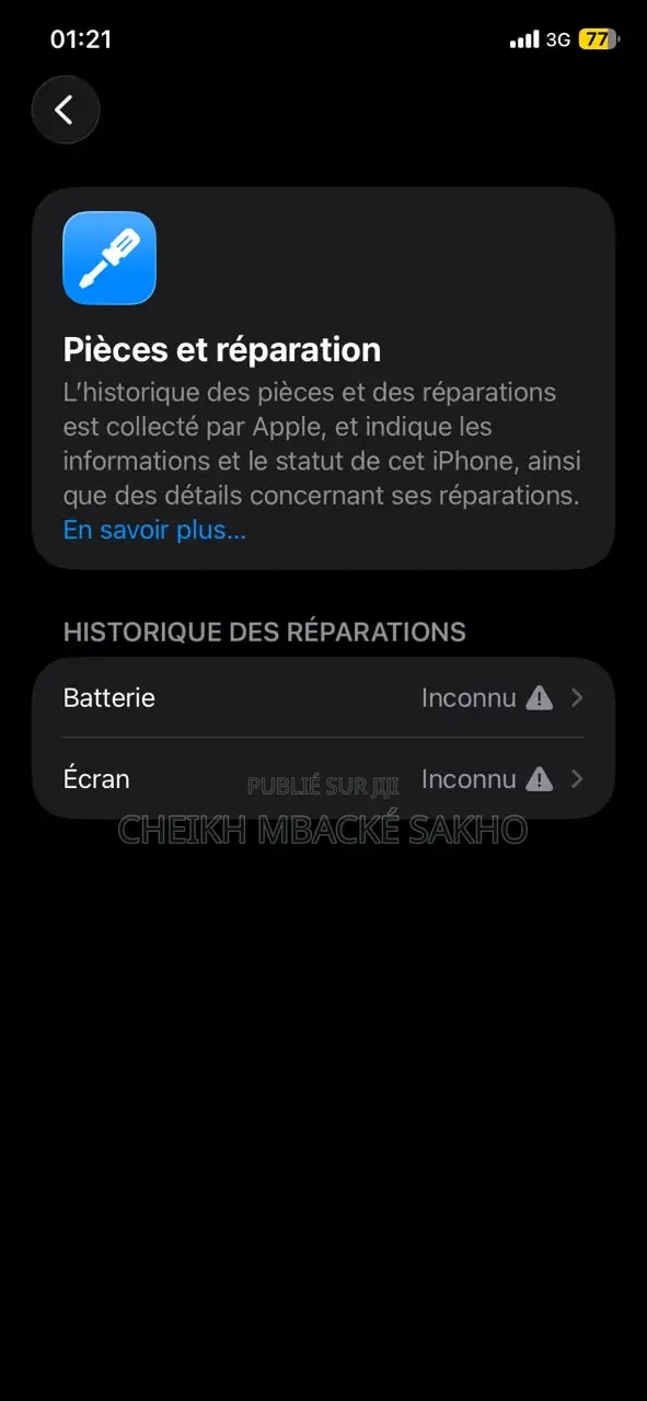 Apple iPhone 11 64 GB Blanc