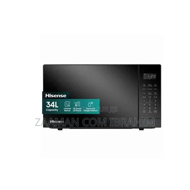 Micro Onde Hisense 34litres Avec Grille Noir