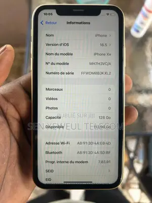 Nouveau Apple iPhone XR 128 GB Jaune