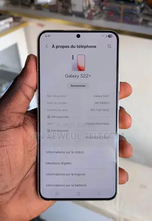 Nouveau Samsung Galaxy S22+ 5G 256 GB Violet