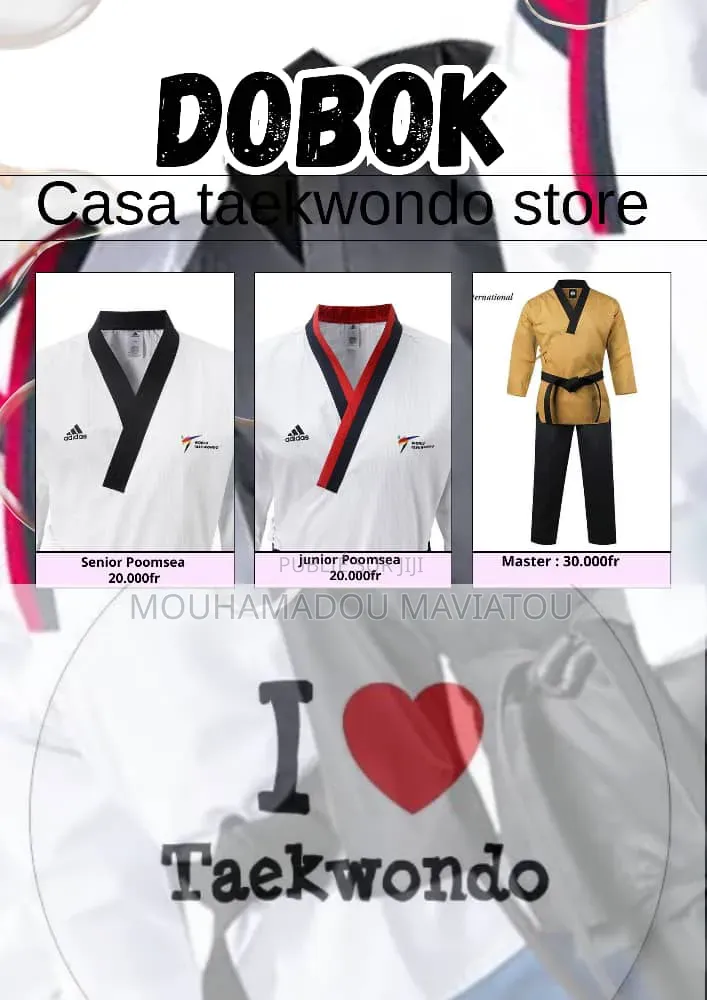 Tenues Pour Taekwondo (Junior, Senior Master) - Casa Taekwondo Store