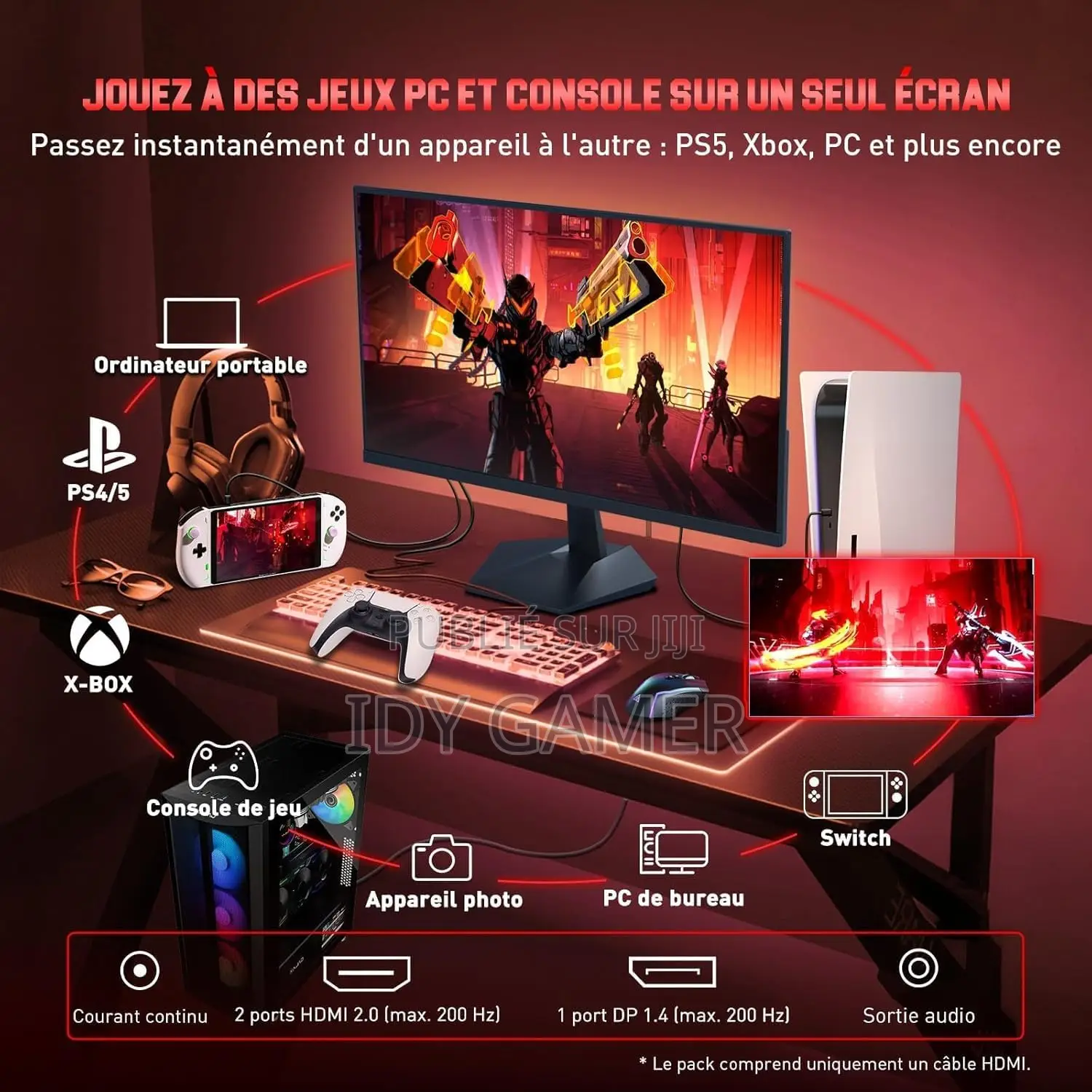 Ecran 25pouces Ips 200hz
