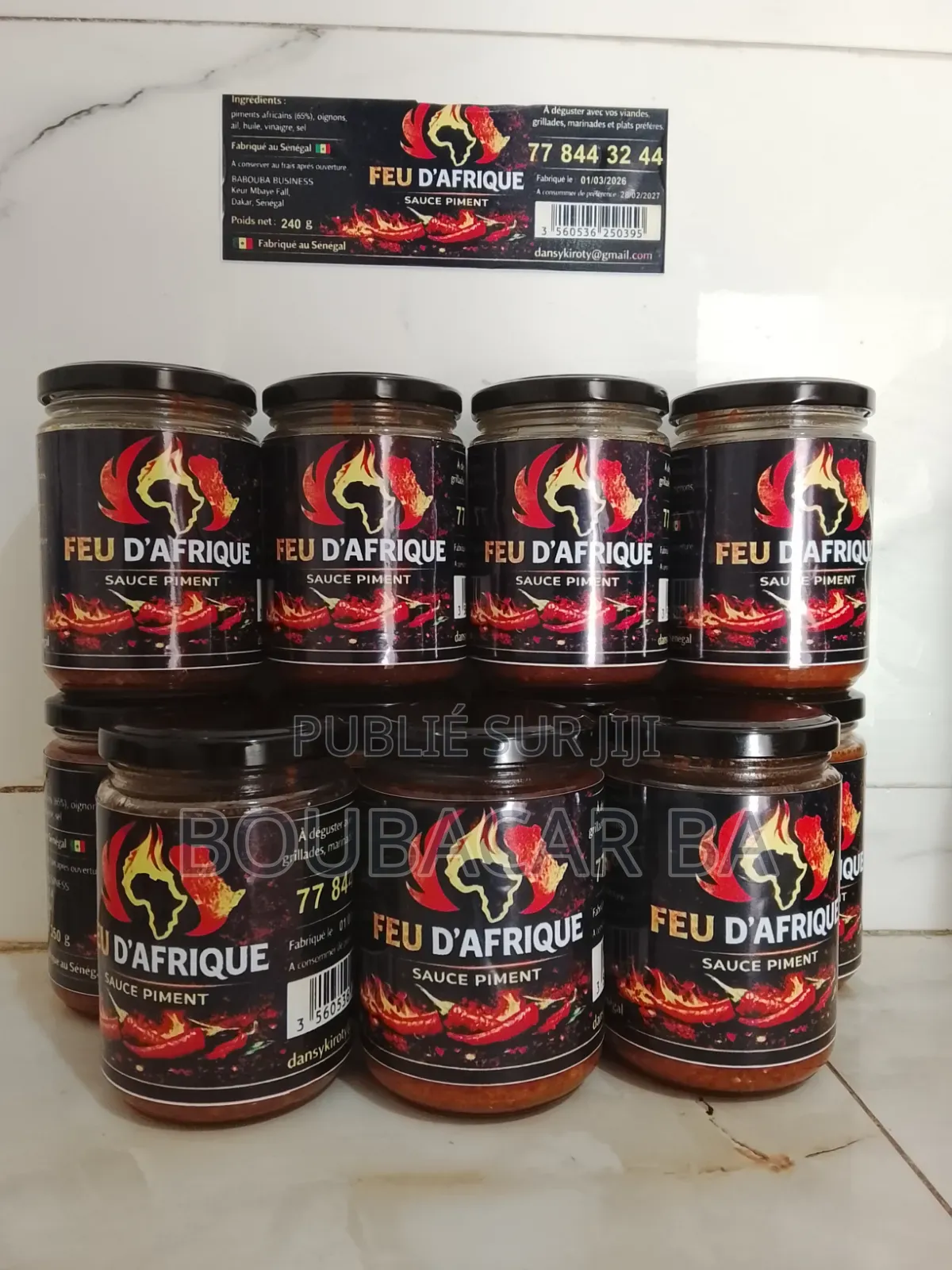 Feu d'AFRIQUE (Sauce Piment)