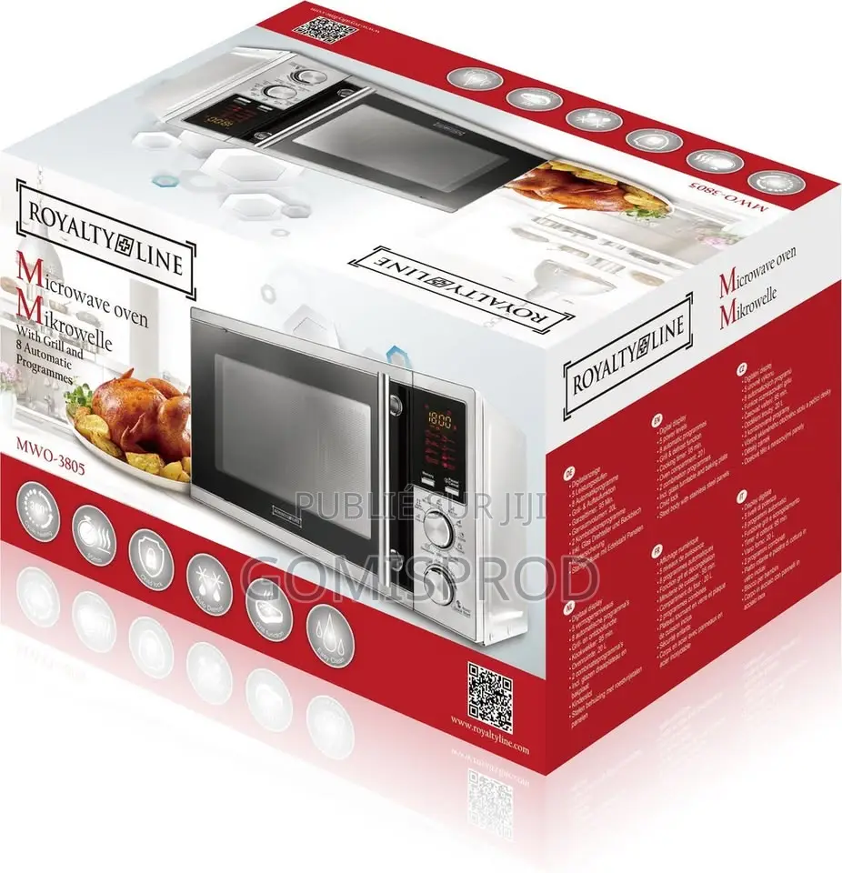 Micro-Ondes Combiné Royalty Line MWO3805-Pose Libre-20 Litres-900w-10
