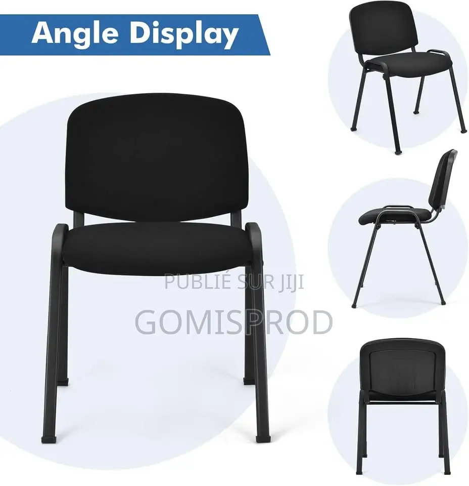 Chaises De Salle D'attente, Empilables Avec Cadre en Métal.