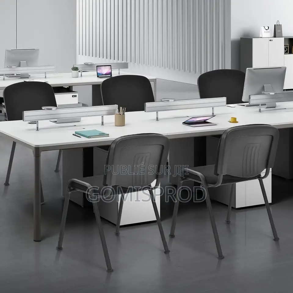 Chaises De Salle D'attente, Empilables Avec Cadre en Métal.