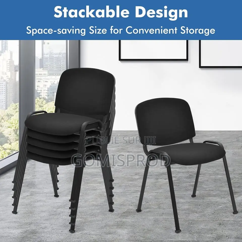 Chaises De Salle D'attente, Empilables Avec Cadre en Métal.