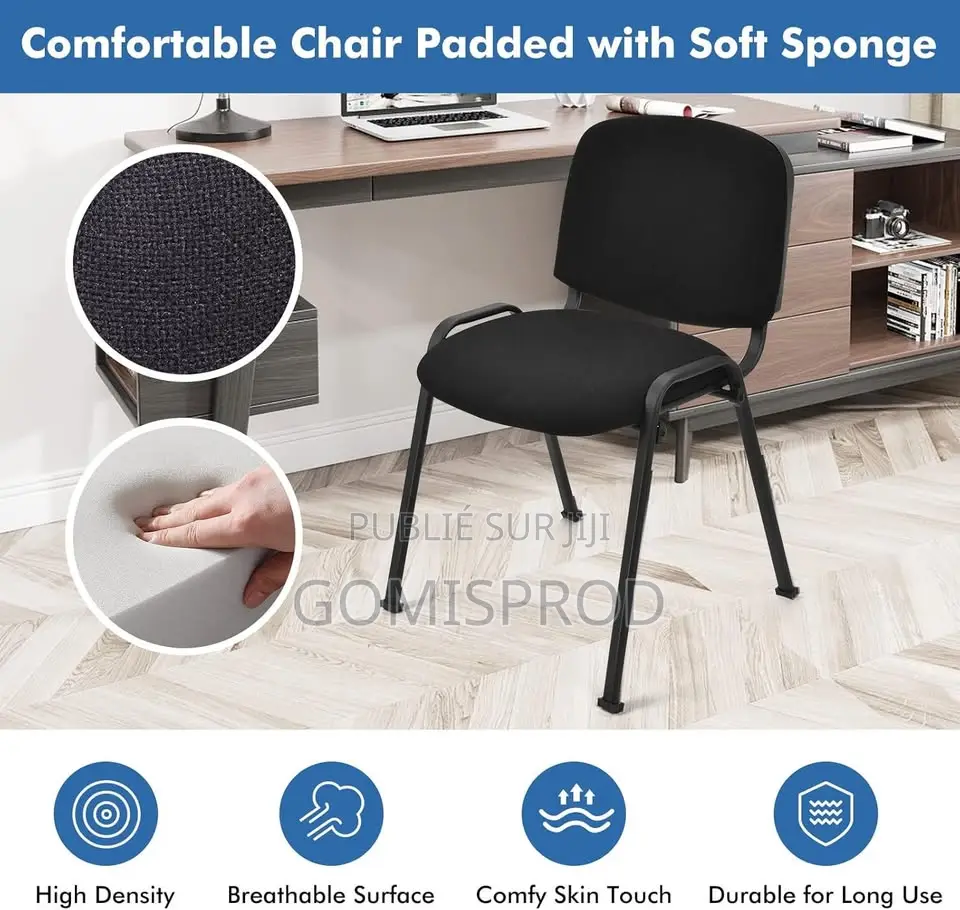 Chaises De Salle D'attente, Empilables Avec Cadre en Métal.