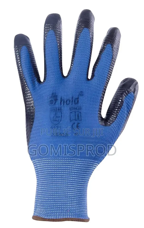Paire De Gants De Travail De Protection Pour Homme en Nitrile
