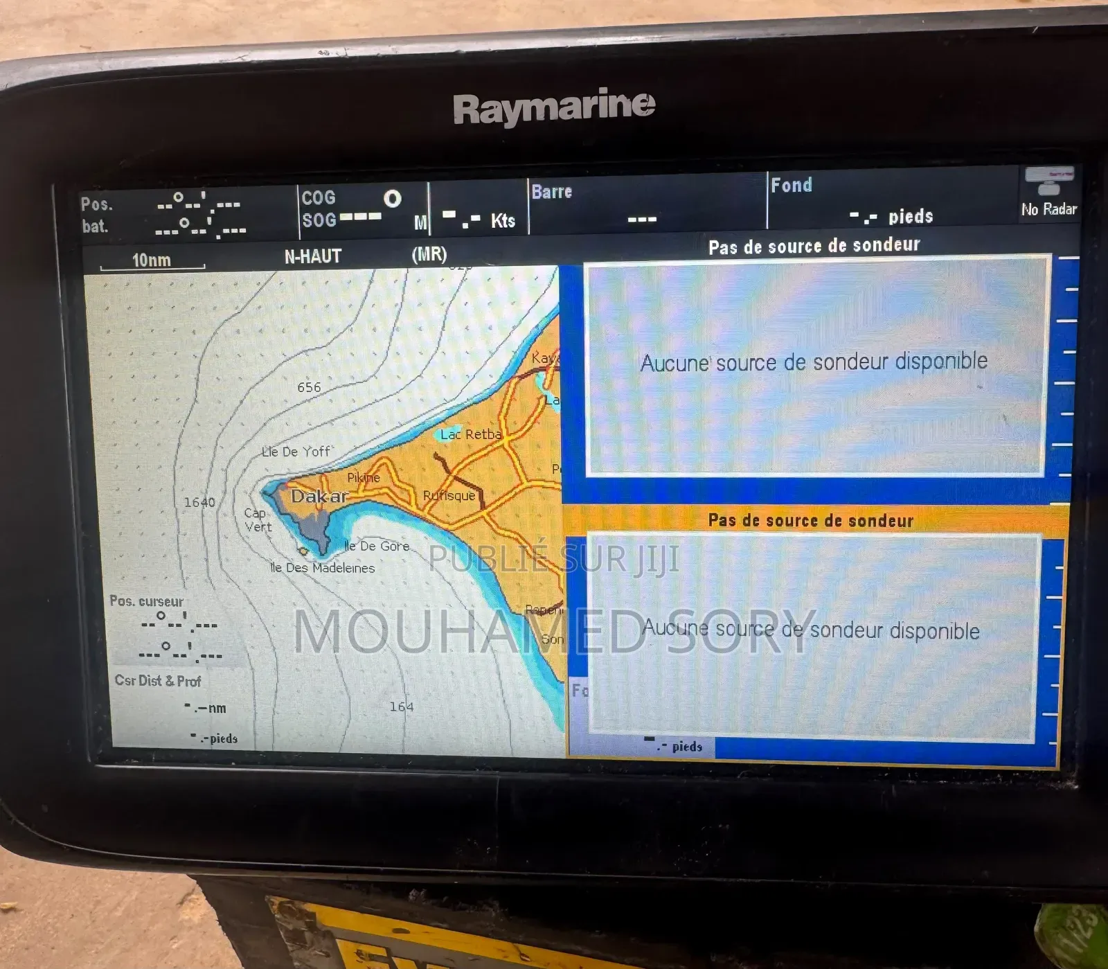 Radar,sondeur Multifonction Sans Accessoires