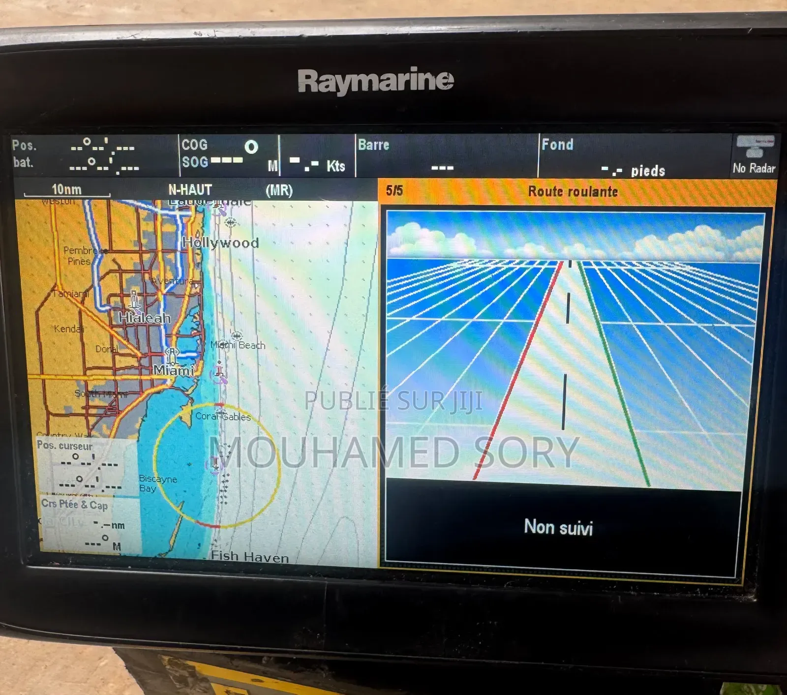 Radar,sondeur Multifonction Sans Accessoires