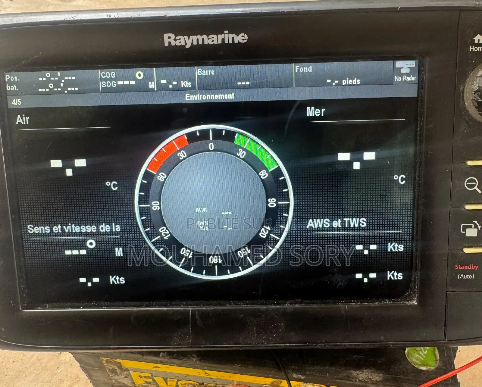 Radar,sondeur Multifonction Sans Accessoires