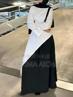 Ensemble Modeste Chic – Chemise Longue + Jupe Élégante